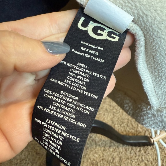 UGG ALL GENDER CARRABELLA UGGfluff JACKET PLUSH FLEECE FULL ZIP HOODED SIZE XL - Picture 5 of 9